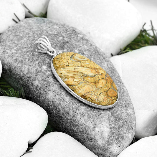 Natural Rock Calcy Pendant P-1001 SDP122926