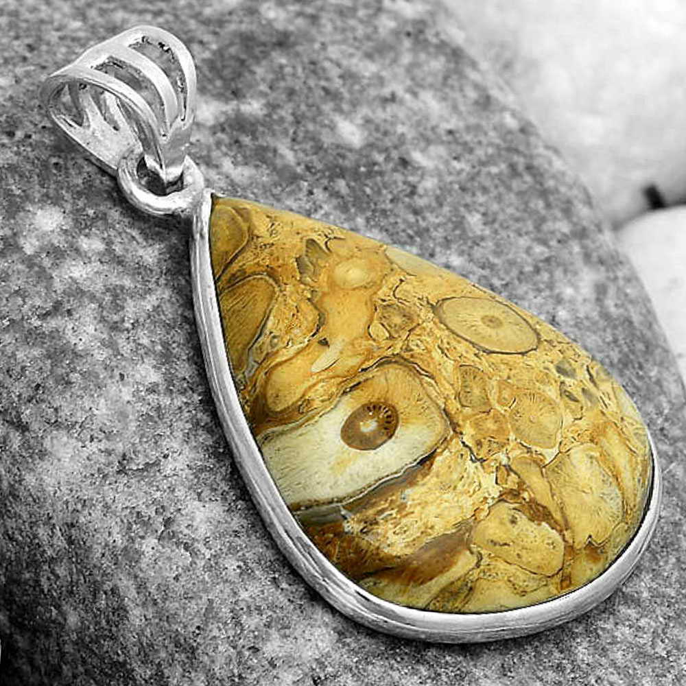 Natural Rock Calcy Pendant P-1001 SDP123014
