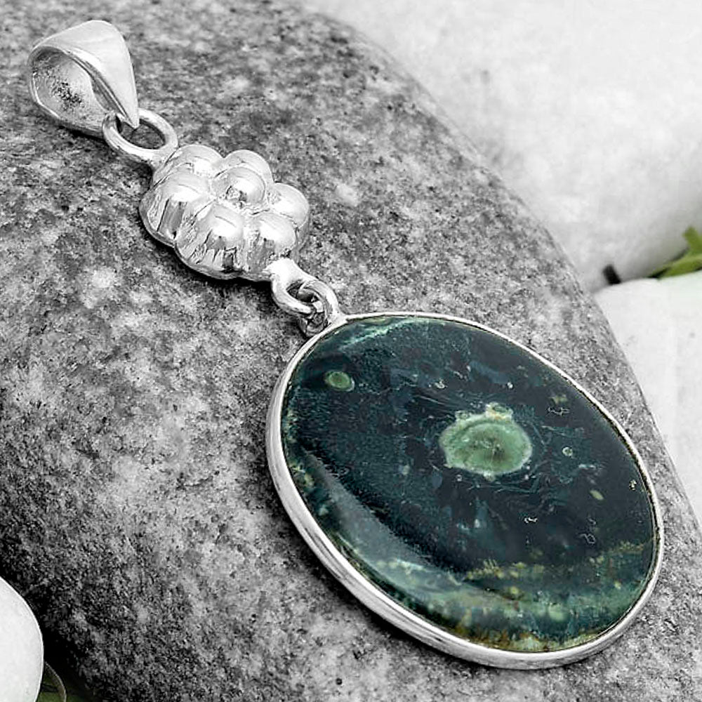 Natural Star Galaxy Jasper Pendant P-1211 SDP123168