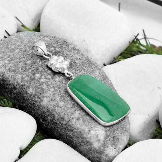 Natural Green Aventurine Pendant P-1211 SDP123182