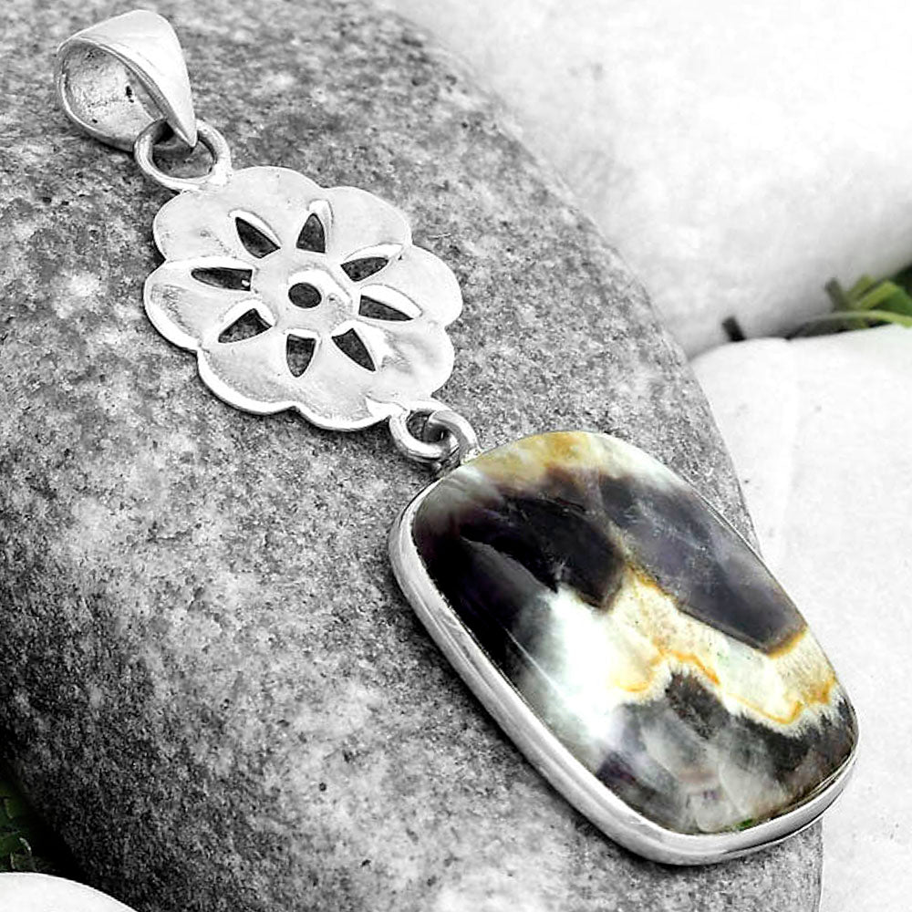 Natural Chevron Amethyst Pendant P-1634 SDP123186