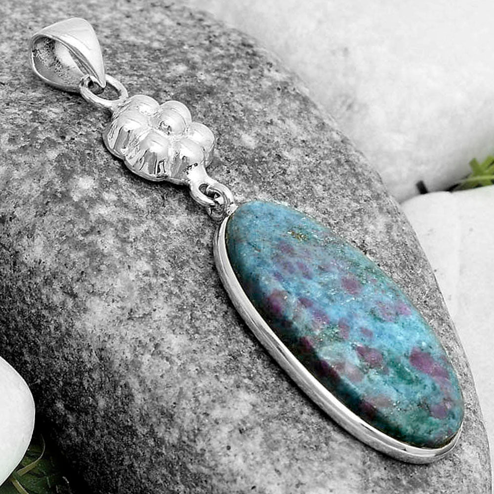 Natural Ruby In Kyanite Pendant P-1211 SDP123198