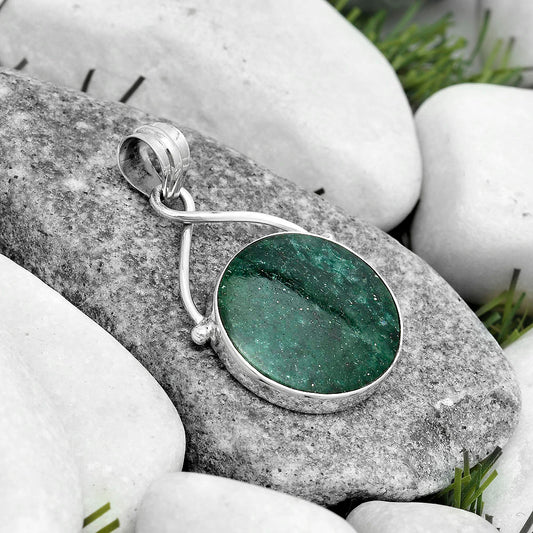 Natural Green Aventurine Pendant P-1031 SDP123400