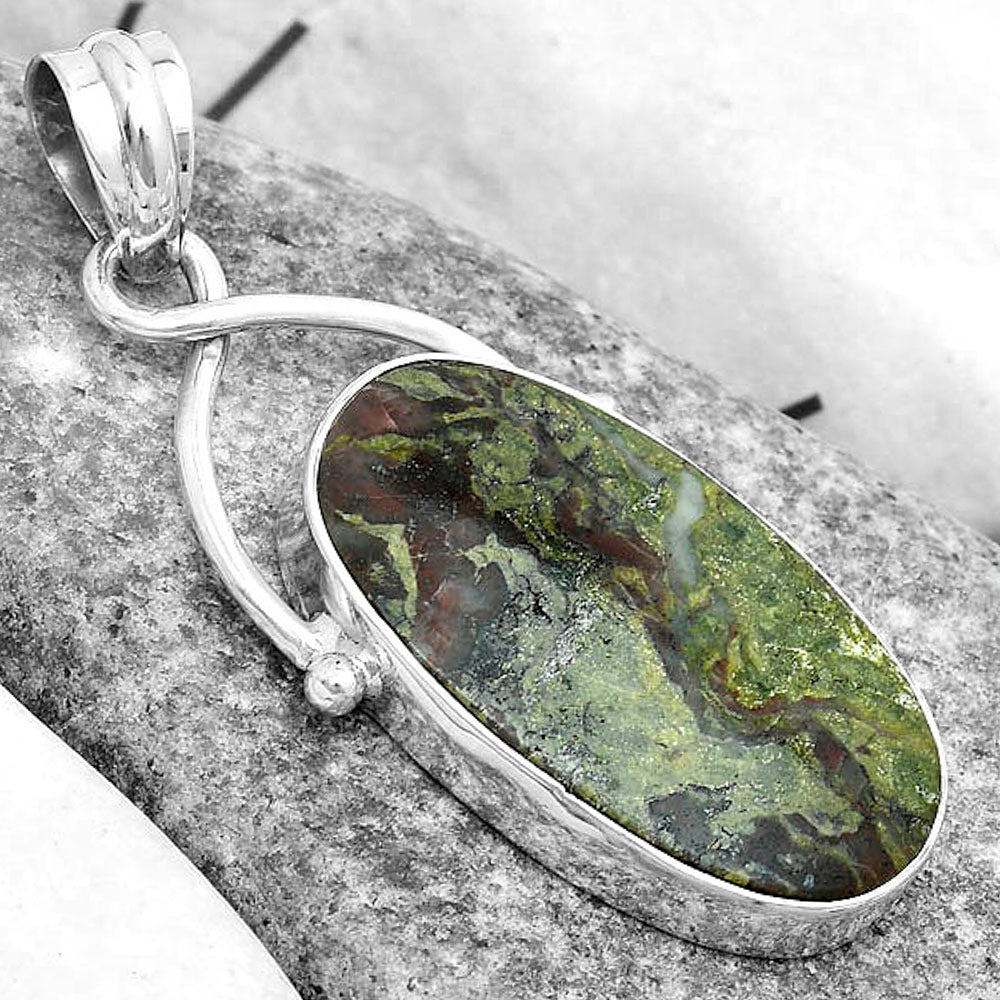 Dragon Blood Stone - South Africa Pendant P-1031 SDP123410