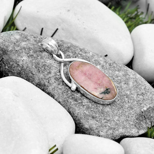 Natural Rhodonite Pendant P-1031 SDP123412