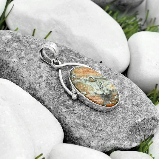 Natural Tabu Jasper Pendant P-1031 SDP123423