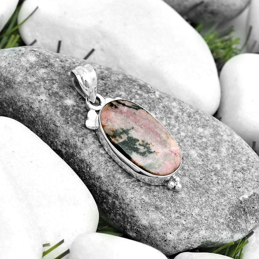 Natural Rhodonite Pendant P-1100 SDP123588