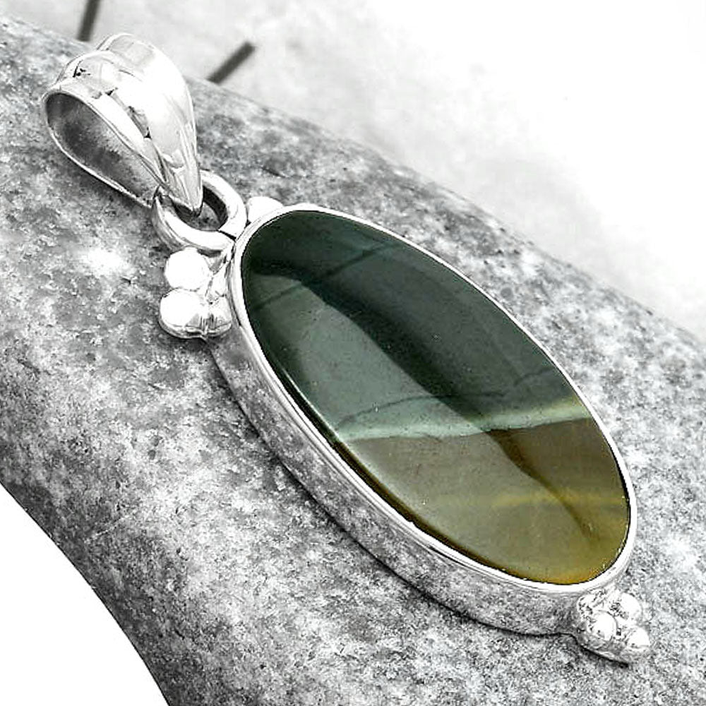 Natural Polygram Jasper Pendant P-1100 SDP123603