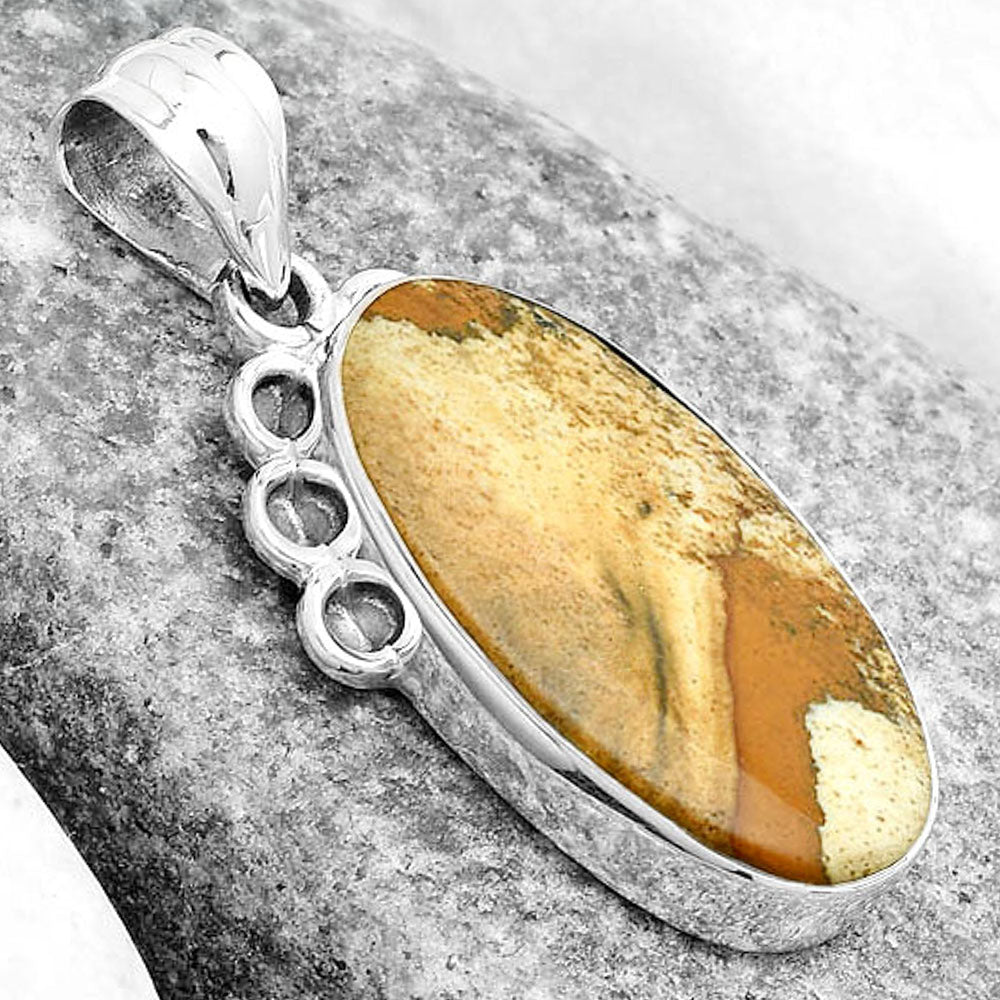 Natural Picture Jasper Pendant P-1085 SDP123613