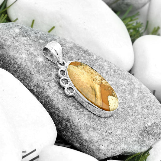 Natural Picture Jasper Pendant P-1085 SDP123613