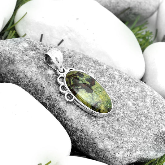 Dragon Blood Stone - South Africa Pendant P-1085 SDP123624