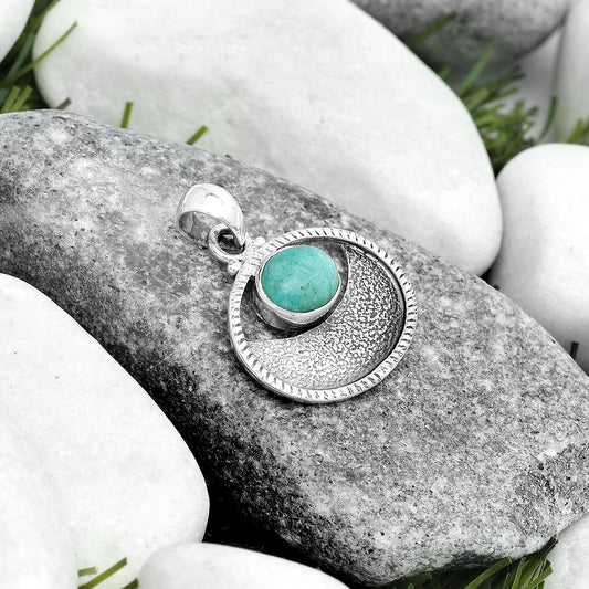 Natural Paraiba Amazonite Pendant P-1630 SDP123694