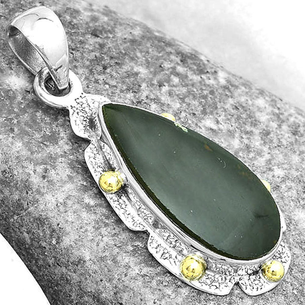 Natural Chrome Chalcedony Pendant P-1485 SDP123696