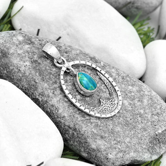 Natural Peruvian Opalina Pendant P-1629 SDP123704