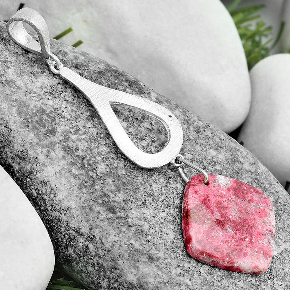 Natural Pink Thulite - Norway Pendant P-1595 SDP123725