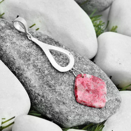 Natural Pink Thulite - Norway Pendant P-1595 SDP123725