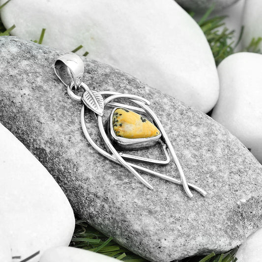 Natural Russian Honey Dendrite Opal Pendant P-1504 SDP123750