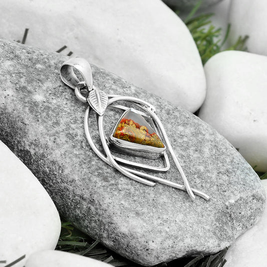 Natural Rare Cady Mountain Agate Pendant P-1504 SDP123753