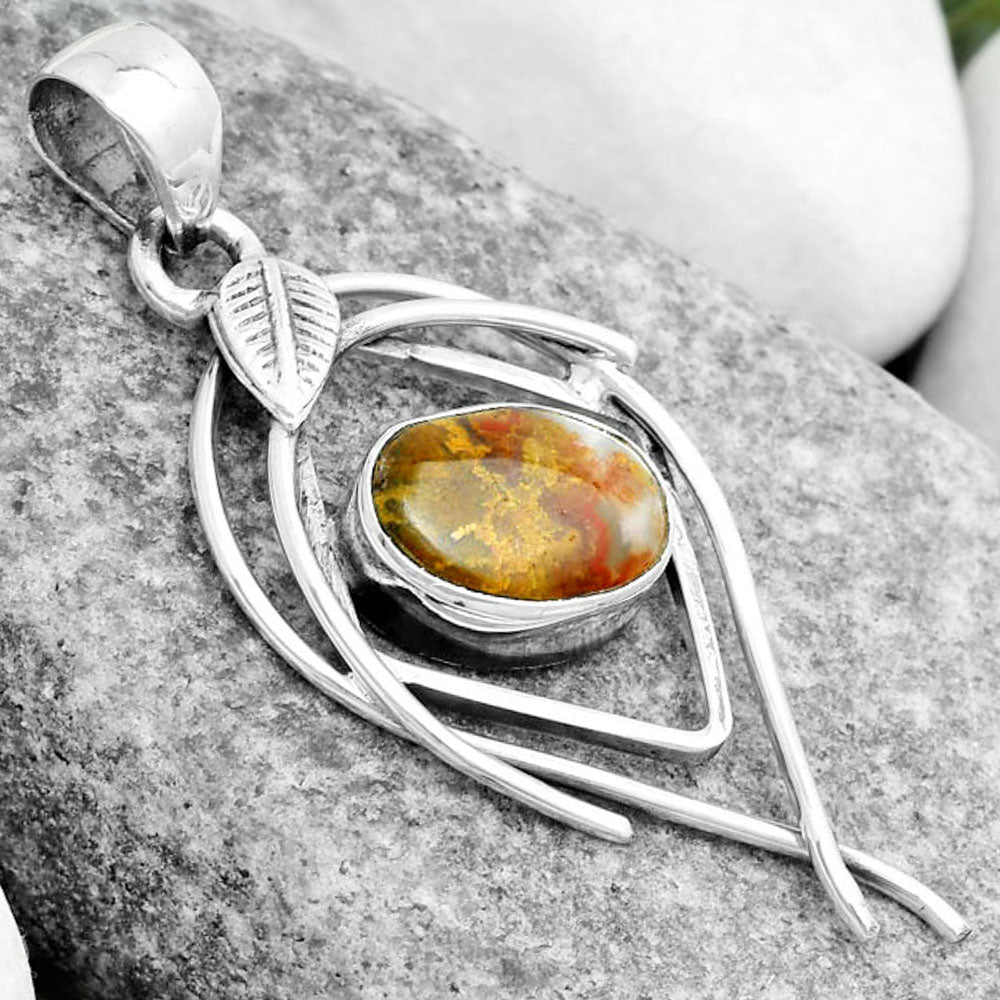 Natural Rare Cady Mountain Agate Pendant P-1504 SDP123755