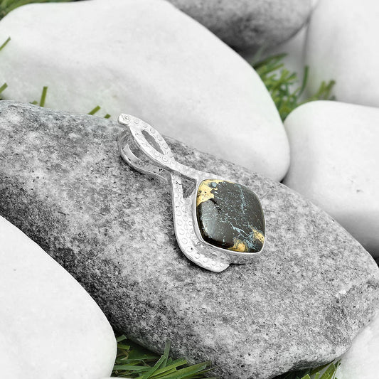 Natural Chocolate Jasper Pendant P-1549 SDP123795