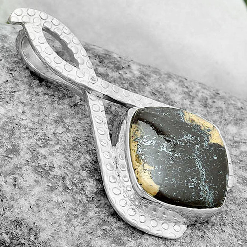 Natural Chocolate Jasper Pendant P-1549 SDP123799