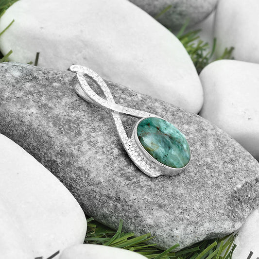 Natural Larsonite Jasper Pendant P-1549 SDP123803