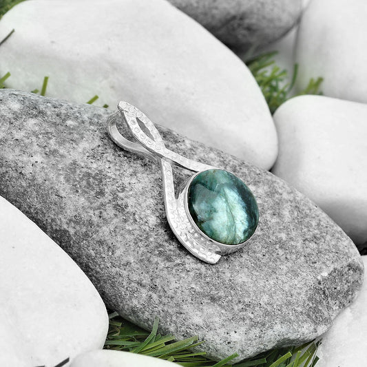 Natural Larsonite Jasper Pendant P-1549 SDP123808