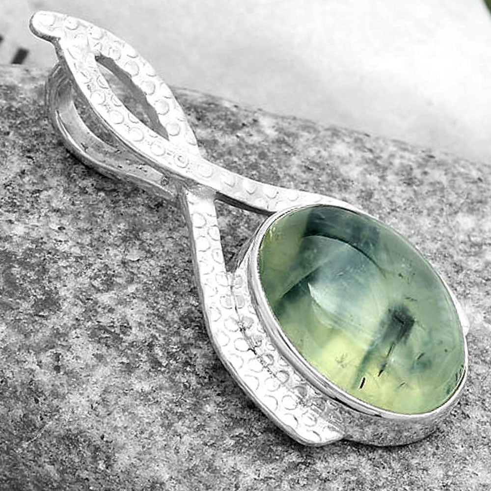 Natural Prehnite Pendant P-1549 SDP123816