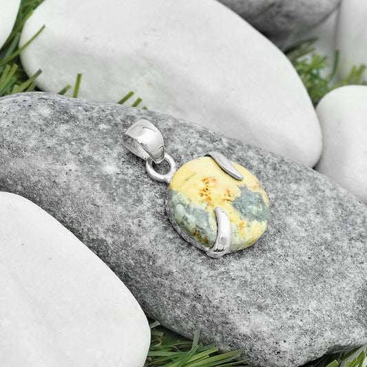 Natural Maligano Jasper - Indonesia Pendant P-1560 SDP123849