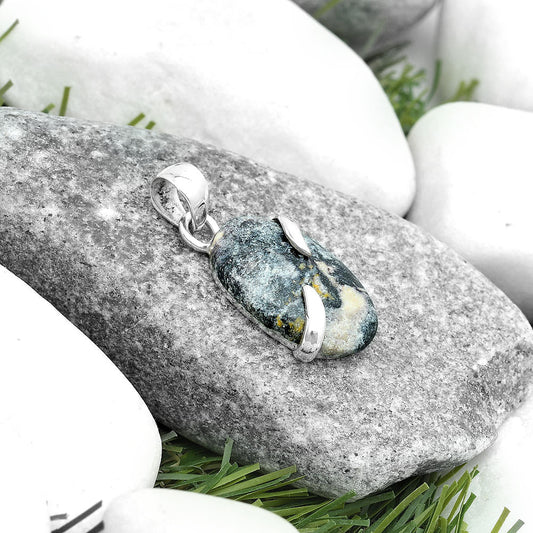 Natural Indian Blanket Jasper Pendant P-1560 SDP123860