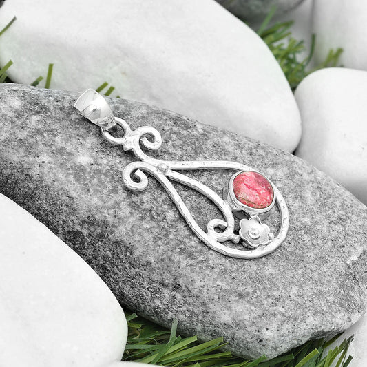 Natural Pink Thulite - Norway Pendant P-1714 SDP123873
