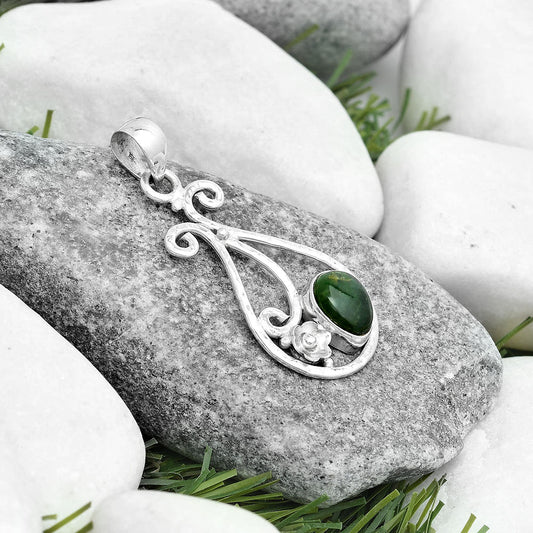 Natural Chrome Chalcedony Pendant P-1714 SDP123885