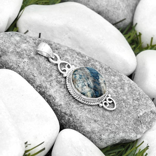 Natural Blue Scheelite - Turkey Pendant P-1696 SDP124061