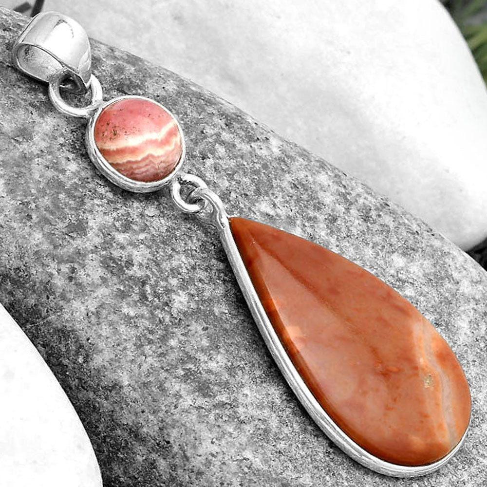 Mookaite & Rhodochrosite Argentina Pendant P-1098 SDP124174