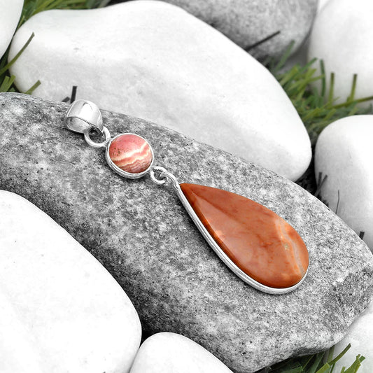 Mookaite & Rhodochrosite Argentina Pendant P-1098 SDP124174