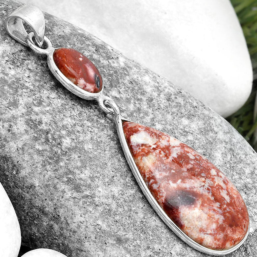 Natural Pink Thulite - Norway Pendant P-1098 SDP124185