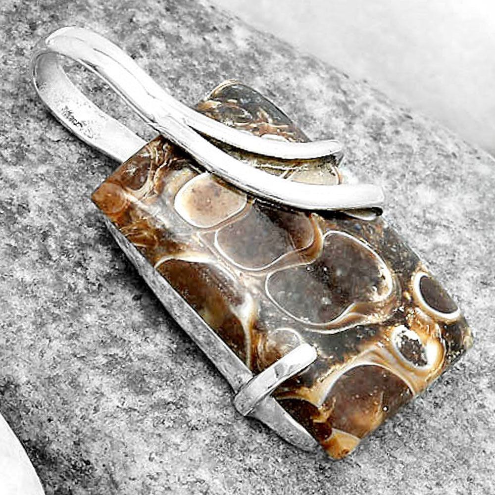 Natural Turtella Jasper - USA Pendant P-1165 SDP124327