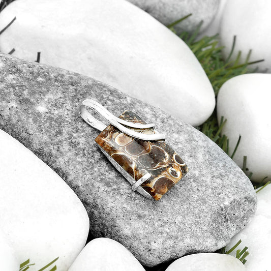 Natural Turtella Jasper - USA Pendant P-1165 SDP124327