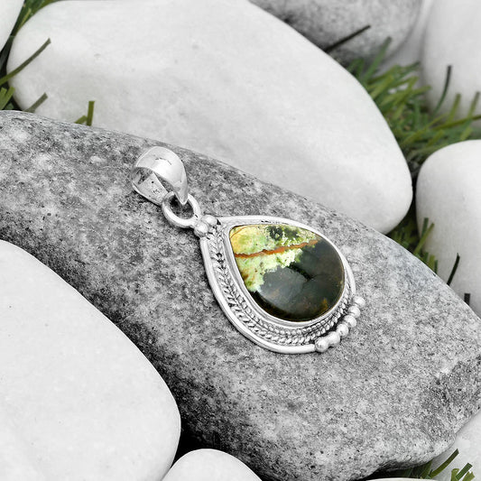 Natural Chrome Chalcedony Pendant P-1511 SDP124344