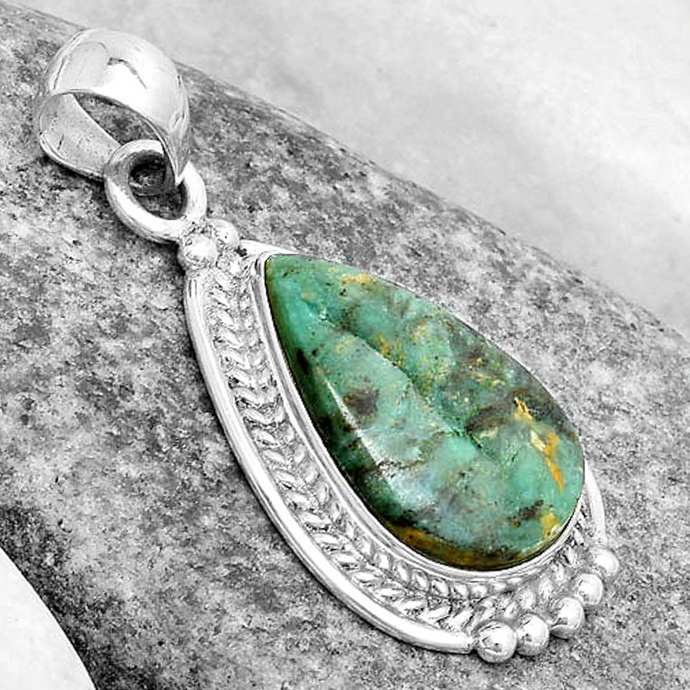 Natural Larsonite Jasper Pendant P-1511 SDP124367