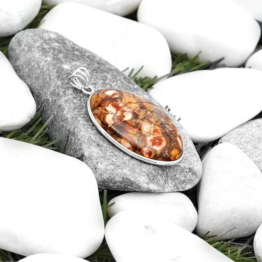 Natural Mexican Bird Eye Pendant P-1001 SDP124603