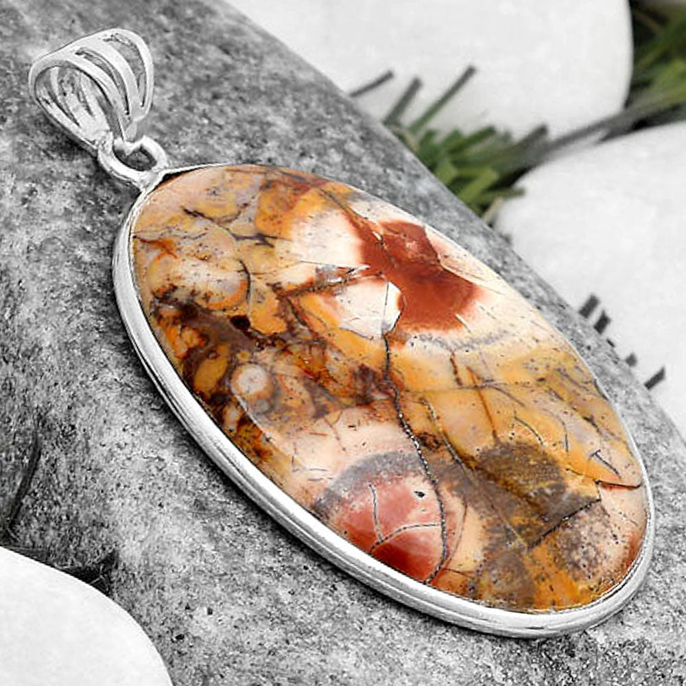 Natural Mexican Bird Eye Pendant P-1001 SDP124606