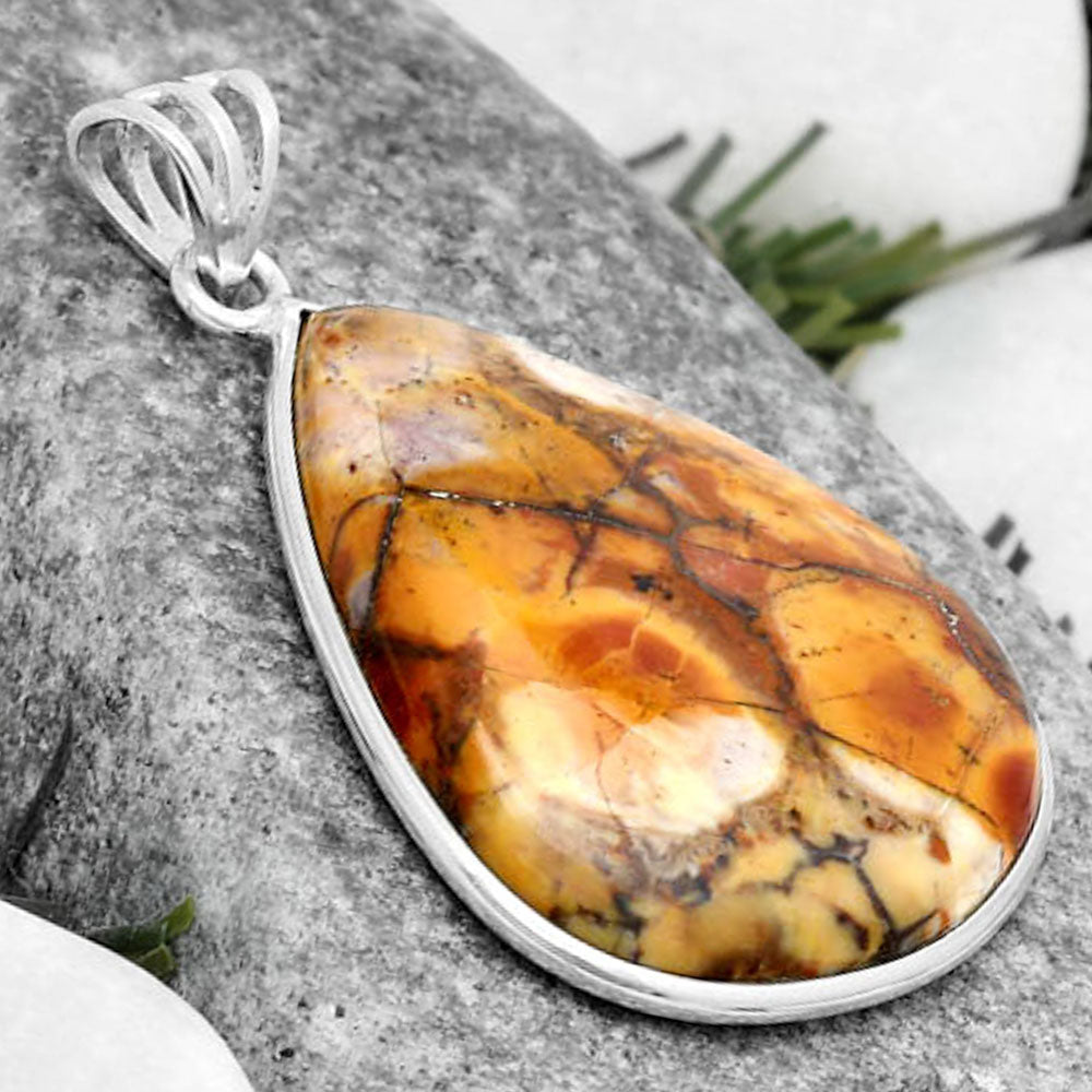 Natural Mexican Bird Eye Pendant P-1001 SDP124616