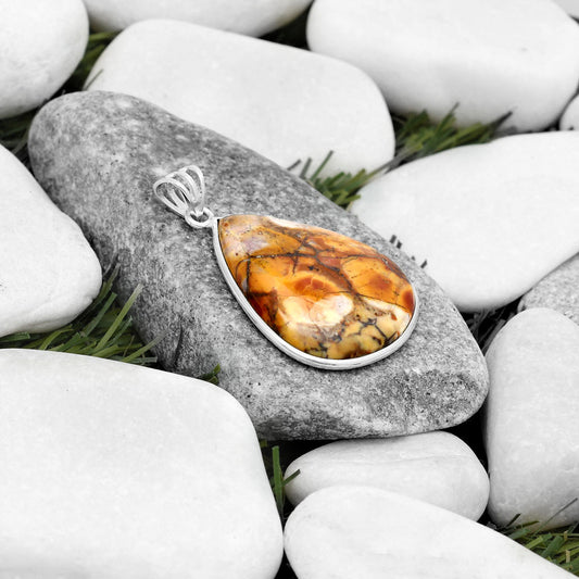 Natural Mexican Bird Eye Pendant P-1001 SDP124616