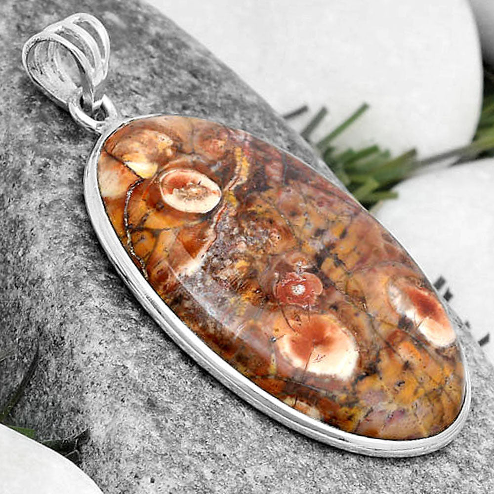 Natural Mexican Bird Eye Pendant P-1001 SDP124617