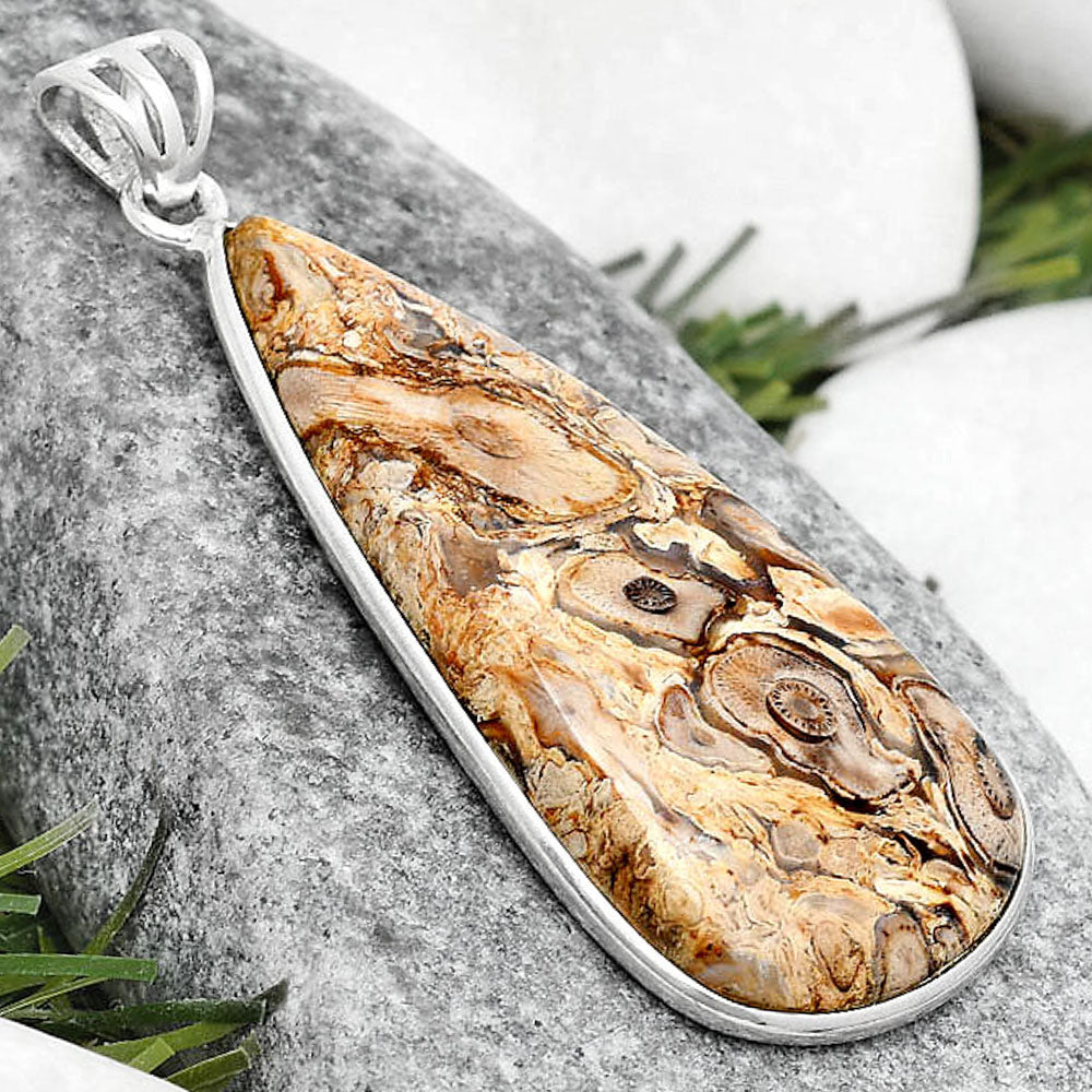 Natural Rock Calcy Pendant P-1001 SDP124795