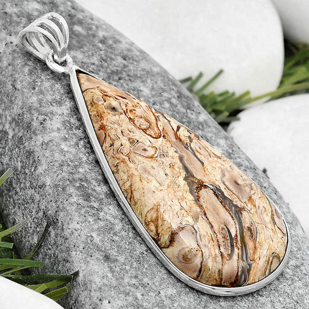 Natural Rock Calcy Pendant P-1001 SDP124805