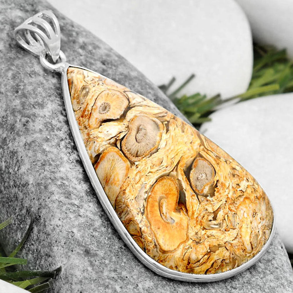 Natural Rock Calcy Pendant P-1001 SDP124817