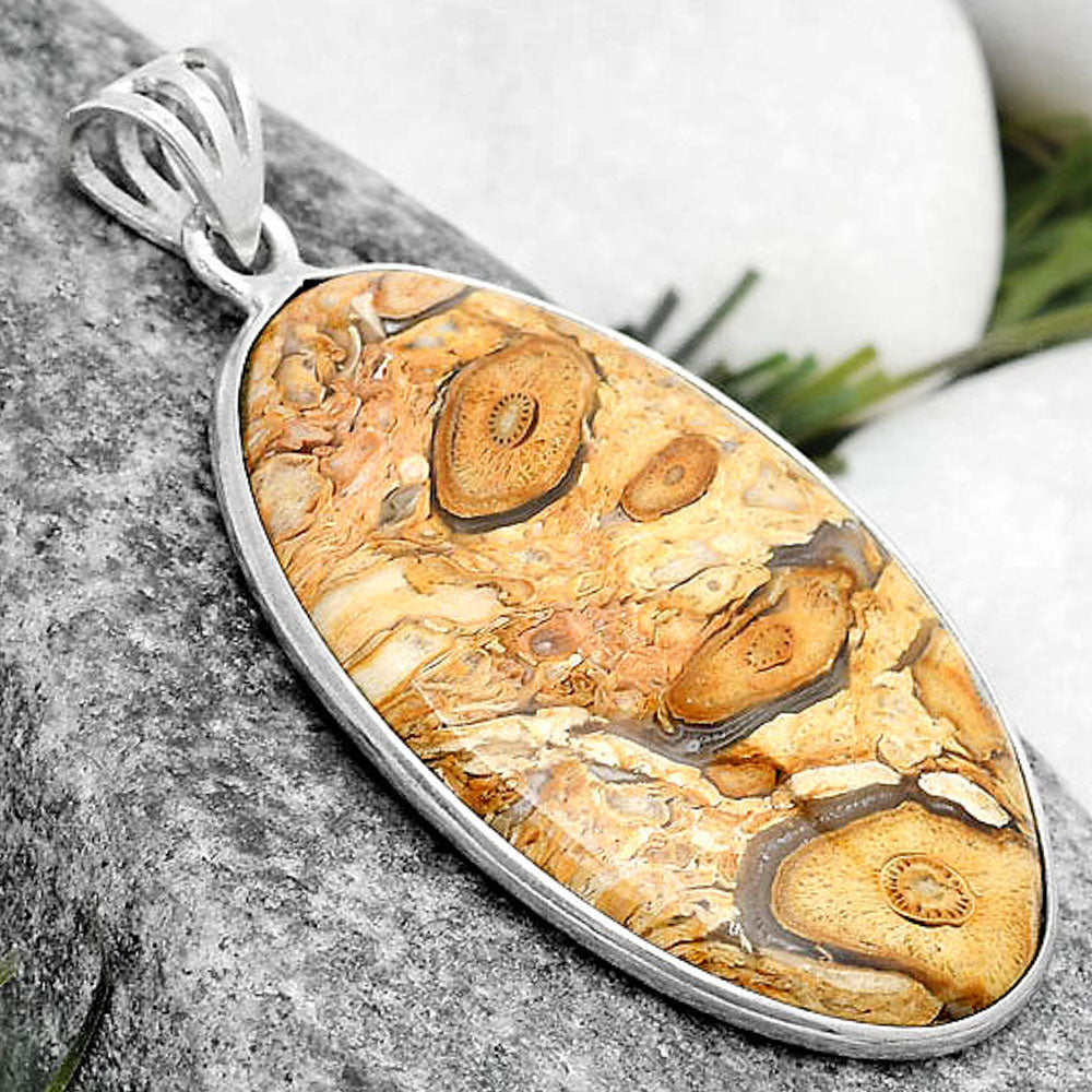 Natural Rock Calcy Pendant P-1001 SDP124828