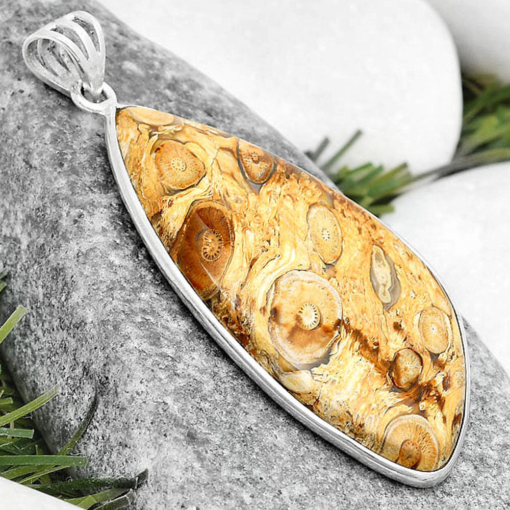 Natural Rock Calcy Pendant P-1001 SDP124840